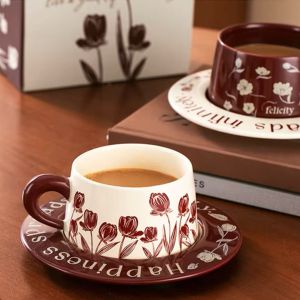 чаша с чинийка Morello, Flowers·love tulips