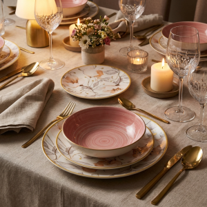 Сервиз за хранене Morello Marigold, 18 части – Флорален елеганс