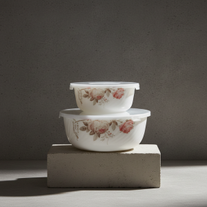 комплект купи за съхранение от опал Morello Red Rose – 2 части