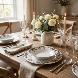 сервиз за хранене от порцелан