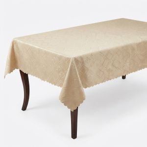 Жакардова покривка за маса Morello – Класически финес в цвят Жълта охра