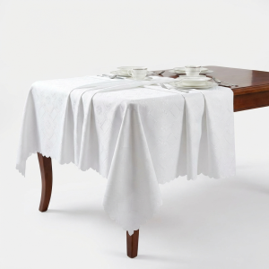 класическа-бяла-покривка-morello-жакардов-десен 