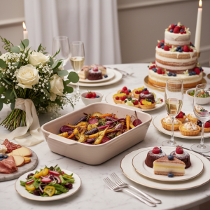 керамична правоъгълна форма за печене Morello – Колекция Heritage, цвят Екрю