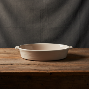 керамична овална форма за печене Morello – Колекция Heritage, цвят Екрю