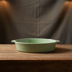 керамична овална форма за печене Morello – Колекция Heritage, цвят Светлозелен (Mint)