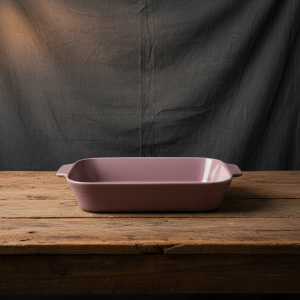 керамична правоъгълна форма за печене Morello – Колекция Heritage, цвят Пепел от рози (Mauve)