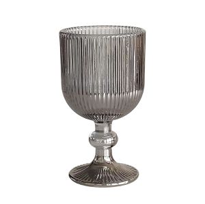 Комплект от 6 бр. чаши за вино Morello Aurora – Димно сиво, 350 мл