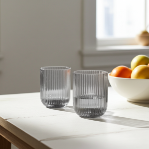 комплект 6 бр. чаши за уиски Morello Aurora – Димно сиво, 260 мл