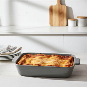 керамична правоъгълна форма за печене Morello – Колекция Heritage, цвят Тъмнозелен (Dark Green)