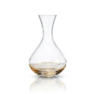 Кристална гарафа за вино Viola Gold Spiral (1500 мл) – Короната на вашата винена колекция