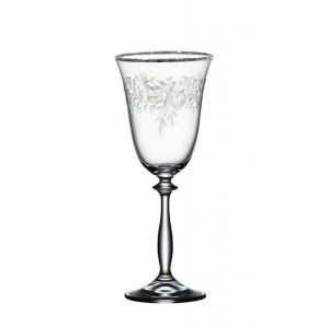 чаши за червено вино Angela Platinum, 6 броя 250 мл