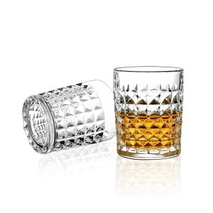 Комплект от 6 броя кристални чаши за уиски Bohemia Crystal Diamond с вместимост 230 мл