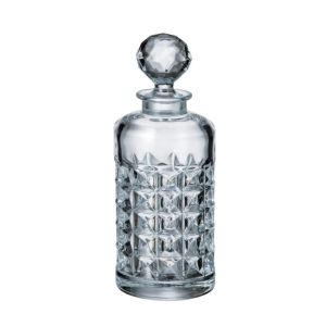 Луксозна кристална гарафа за уиски с диамантена капачка Bohemia Crystal Diamond с обем 700 мл