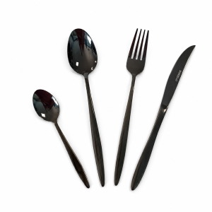 прибори за хранене 24 ч. NEW ELEGANT BLACK