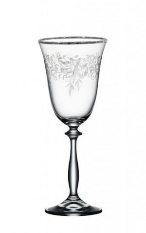  Чаши за червено вино 250 Angela Platinum by Bohemia Crystalex 