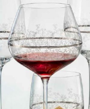 Чаши за червено вино 570 Viola Platinum Middle Edging 