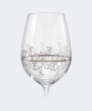 Чаши за бяло вино 350 Viola Platinum Middle Edging 