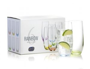Чаши за вода 350 мл Rainbow by Bohemia Crystalex ®