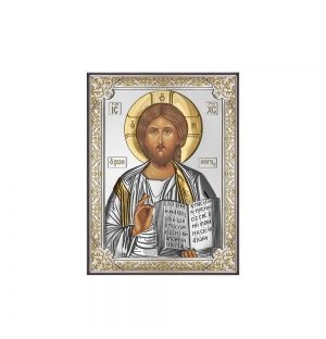 икона 8 x 11 Исус сребро 999