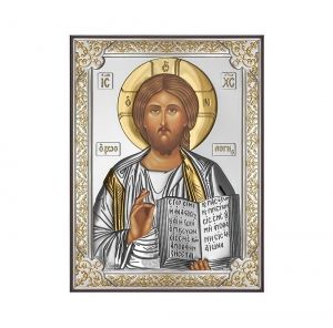 икона 13 x 18 Исус сребро 999