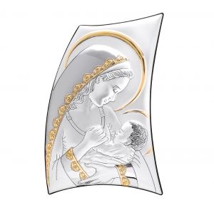 Икона 13 x 20 Богородица сребро 999 