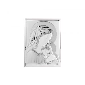 Икона 8 x 11 Богородица сребро 999 