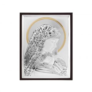 Икона 10 x 13 Богородица сребро 999 с рамка VELO